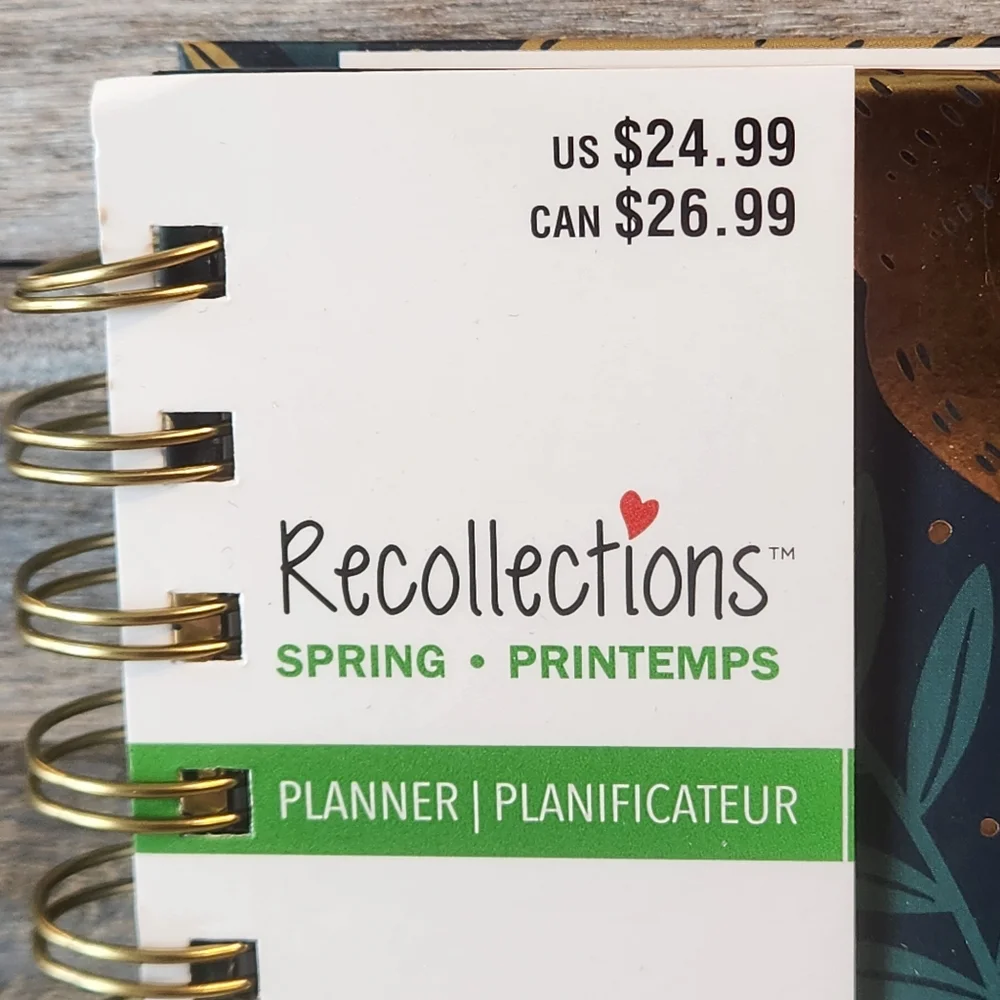 Recollections Starlit Romance 2026 Planner, 8.5x11 in NEW